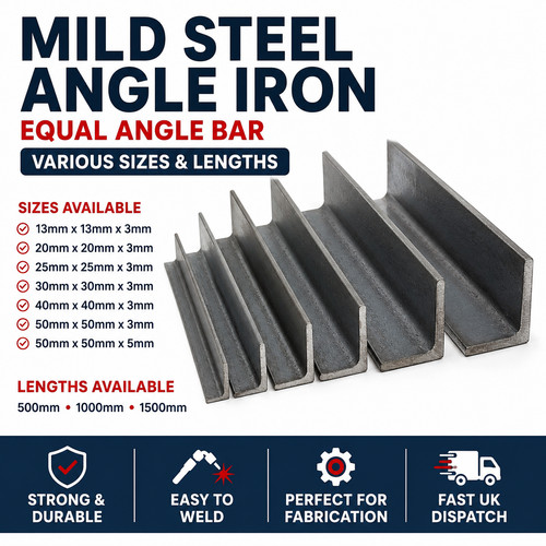 Mild steel angle - mild, iron